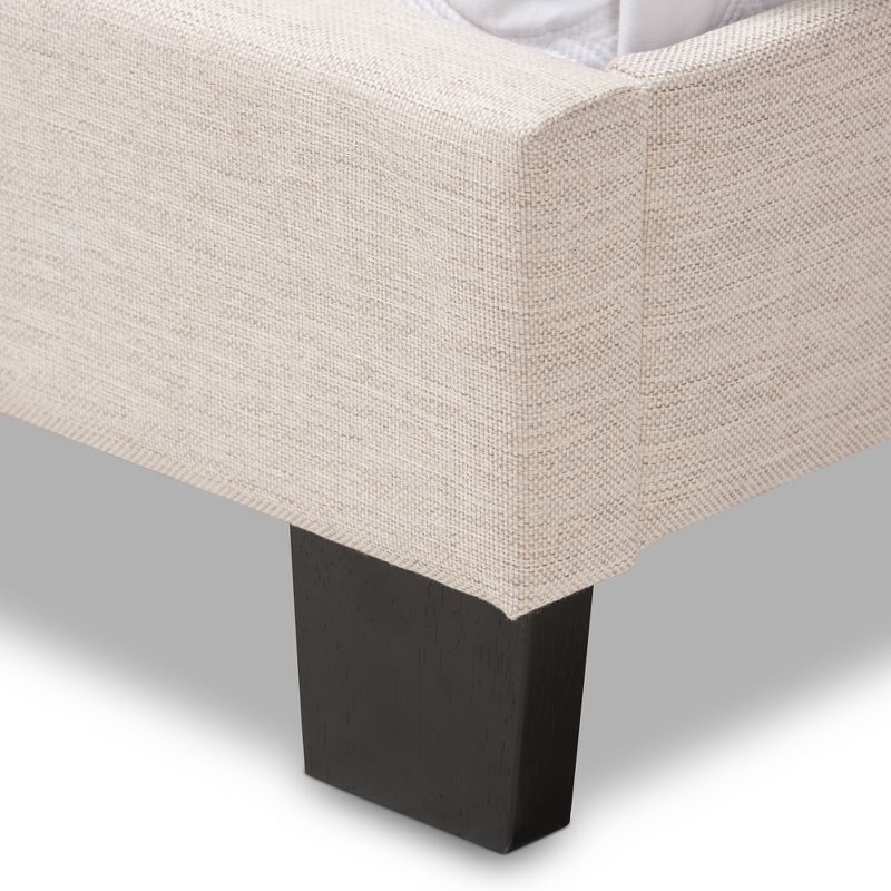 Cassandra Modern and Contemporary Fabric Upholstered Bed - Baxton Studio, 6 of 10