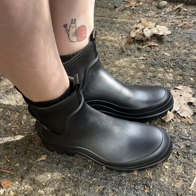 Women s Mona Rain Boots Universal Thread Black Target