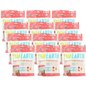 Yumearth Organic Tropical Fruit Snacks - Case of 12/6.2 oz - 1 of 4