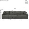 NicBex Couches for Living Room Accent Chair Sofa with Storage Armrest, Comfy Corduroy Upholstered Sofa Couch with Cup Holders and a Phone Holder - 3 of 4