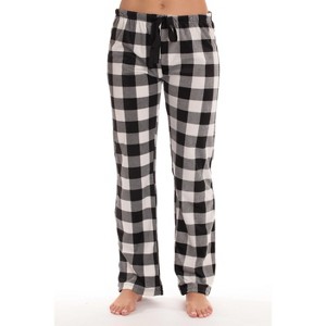 #followme Silky Fleece Printed Pajama Pants for Women - 1 of 3