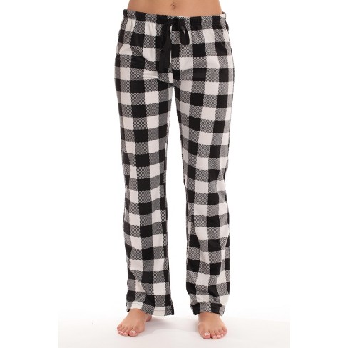 followme Silky Fleece Buffalo Plaid Pajama Pants For Women - Buffalo Check  Pjs 45803-10195-wht-2x : Target