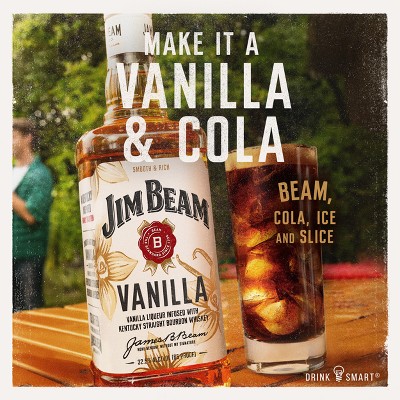 Jim Beam Vanilla Bourbon Whiskey - 1.75L Bottle