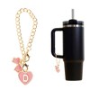 Unique Bargains Heart Bow Water Cup Pendant 1 Pc - 3 of 4
