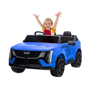 24V Cadillac Kids Ride-On Car with Parent Remote Control, 2-Seater SUV with 4-Wheel Shock Absorbers & Smooth Start - 1 of 4
