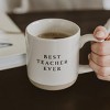 Sweet Water Decor Best Teacher Ever Stoneware Coffee Mug -14oz - 2 of 3