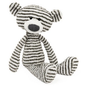 GUND Toothpick Stripes, Teddy Bear Stuffed Animal for Ages 1 and Up, Black/White, 15” - 1 of 4