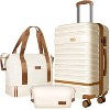 Musment 20 Inch Expandable Carry-on Suitcase Set 3 Piece Carry On Hardside Luggage with TSA Lock Spinner Wheels - 2 of 4