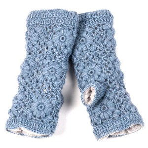 Flower Crochet Handwarmers_Nirvanna Designs - 1 of 4