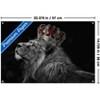 Trends International Reinders: Animals - Lion Crown Unframed Wall Poster Print Clear Push Pins Bundle 14.725" x 22.375" - 3 of 4