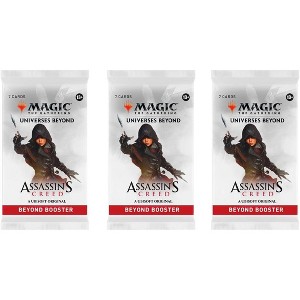 MAGIC THE GATHERING 3 Packs MTG Beyond Booster Pack Lot Universes Beyond Assassins Creed - 1 of 1