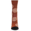 Memoi Women's Retro Striped Circle Cotton Blend Crew Sock - 2 of 4