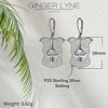 Pit Bull Staffordshire Terrier Dog Necklace Silver Womens Ginger Lyne Collection - 4 of 4