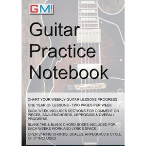 Guitar Practice Notebook - by  Ged Brockie (Paperback) - 1 of 1