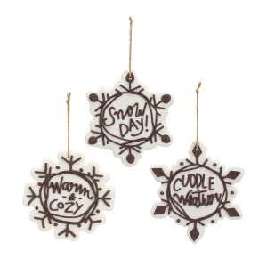 Melrose Cookie Snowflake Ornament (Set of 12) - 1 of 4