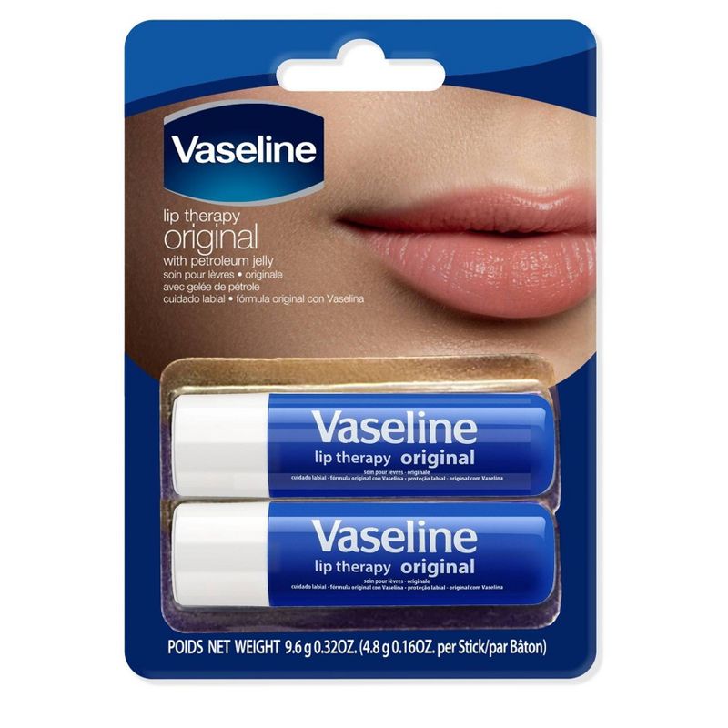Vaseline Original Lip Therapy Stick - 2pk/0.16oz each, 1 of 6