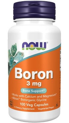 Boron 3mg by Now Foods  -  100 Capsule