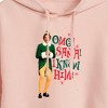 Women's - ELF - Christmas Omg I Know Him Cropped Graphic Hoodie - 2 of 3