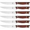 imarku Steak Knives, Serrated Steak knives Set of 6, Japanese HC Steel Knife Set, Premium Serrated Carbon Stainless Steel 9 Inches Steak Knife, Silver - 4 of 4