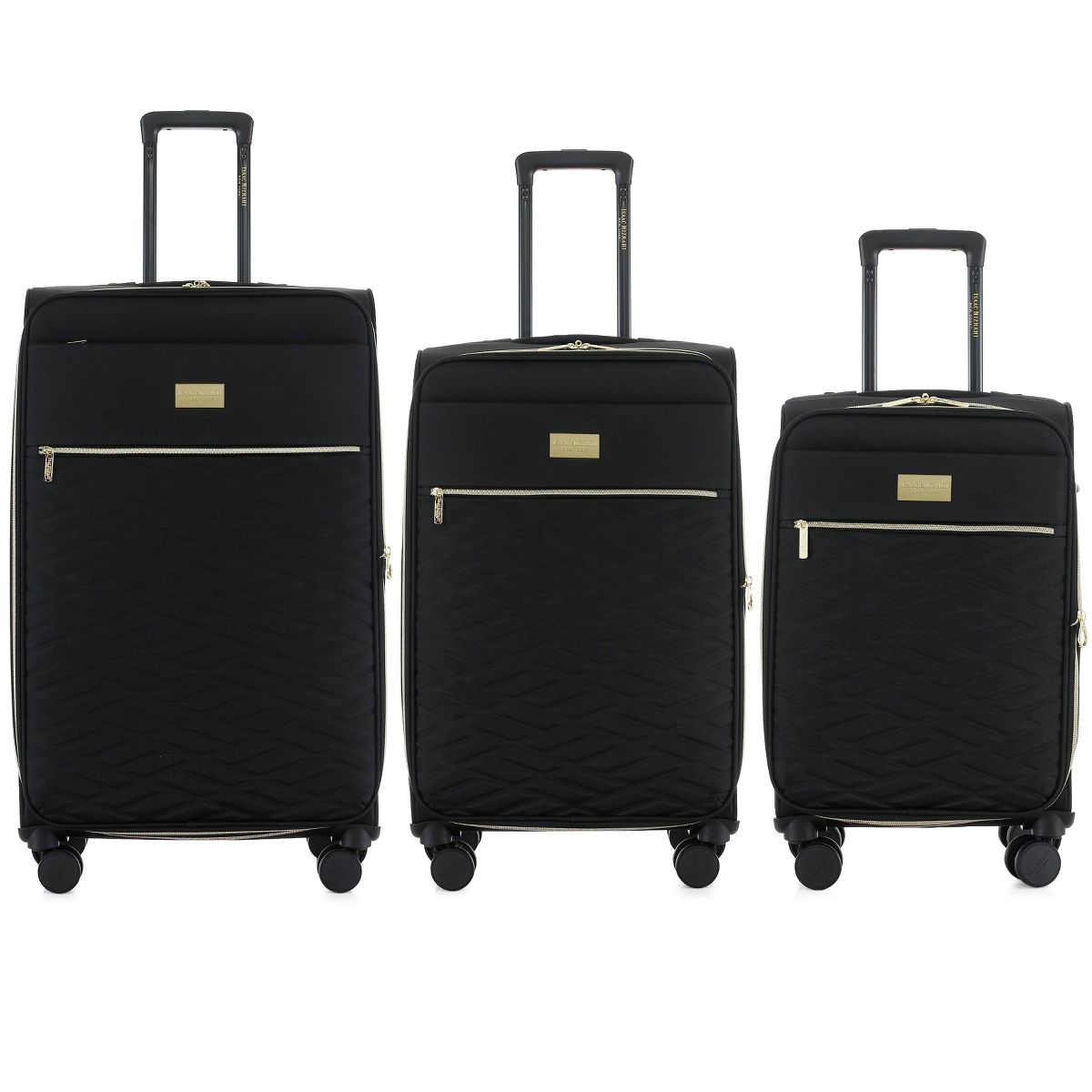 Isaac Mizrahi Monroe Softside Lightweight Expandable 3-Piece Luggage Set - thumbnail 4