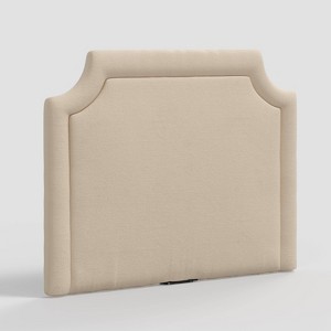 Twin Charlie Notched Border Stick-on-the-Wall Dorm Headboard - Threshold™ - 1 of 4