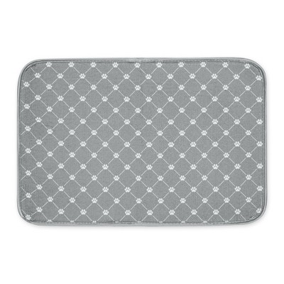 Bone Dry Printed Trellis Paw Pet Mat