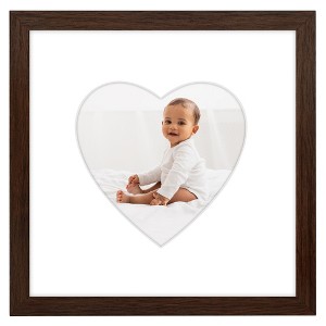 Americanflat Picture Frame with Oval Mat Insert and Shatter-Resistant Glass - Signature Collection - Photo Frame for Wall Display - 1 of 4