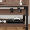 Famapy Modern Mobile TV Stand with Integrated Power Outlets - Supports 42 - 60 Inch TVs, Stylish Design for Home Entertainment Spaces - 3 of 4