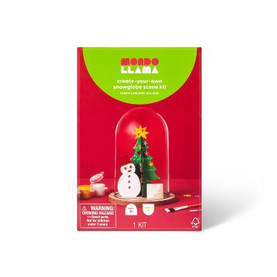 Create-Your-Own Snow Globe Scene Art Kit - Mondo Llama™