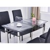 Transparent PVC Tablecloth Protector Clear Tablecloth Pad Plastic Table Mat Vinyl Waterproof Heat Resistant - 2 of 4