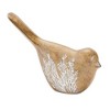 Melrose Floral Etched Bird Figurine (Set of 4) - 4 of 4