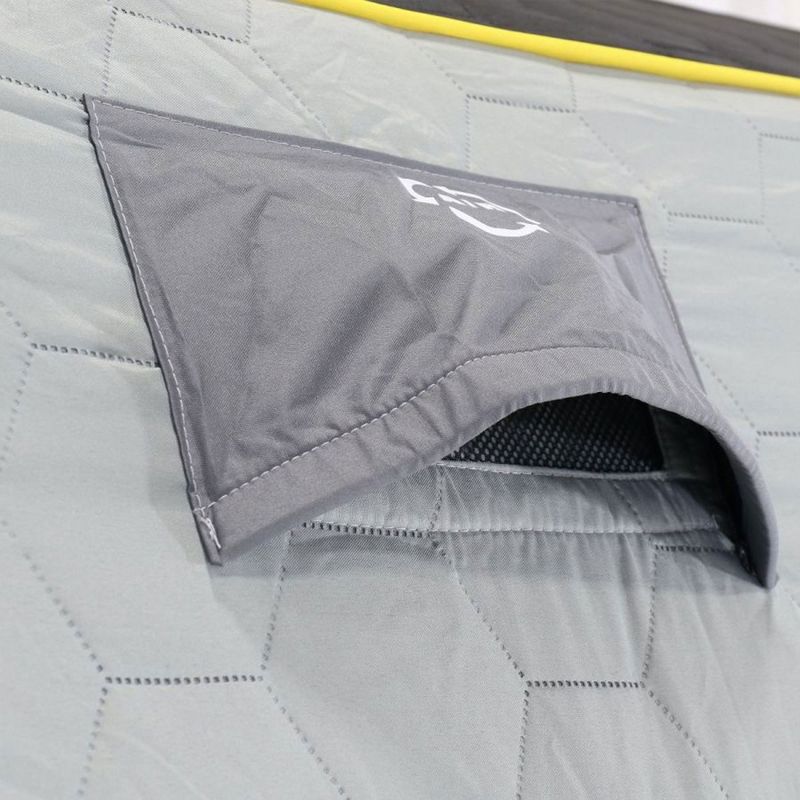 CLAM Portable Pop Up Ice Fishing Thermal Hub Shelter Tent, 4 of 10