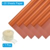 Unique Bargains Decorative Elegant Waterproof Matte Gift Wrap Paper with Ribbon 1 Set - 3 of 4