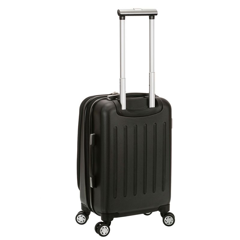Rockland Titan Polycarbonate Hardside Carry On Spinner Suitcase - Black, 5 of 8