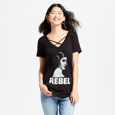 princess leia rebel rebel t shirt