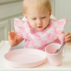 Tiny Twinkle Tableware 3-Pack Plate Set, BPA-Free Cups, Plates and Bowls for Kids/Toddlers (Rose, Peach, Lilac) - 2 of 4