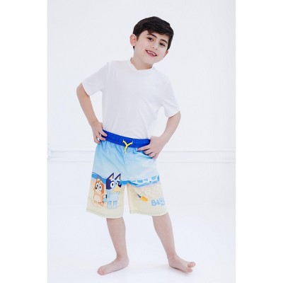 Bluey Bingo Little Boys Swim Trunks Bathing Suit 5-6 — фото 5