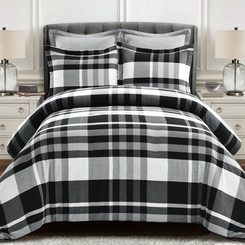 Black and white on sale comforter set king