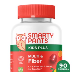 SmartyPants Kids Multivitamin & Fiber Gummies for Digestive Health - 90ct - 1 of 4