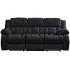 HomeStock U250 Ebony Reclining Sofa/Console Reclining Loveseat - 2 of 3