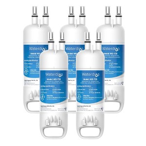 Waterdrop EDR1RXD1 Replacement for Everydrop Filter 1, W10295370A, EDR1RXD1B, P8RFWB2L, WD-F38 Refrigerator Water Filter, 5 Pack - 1 of 4