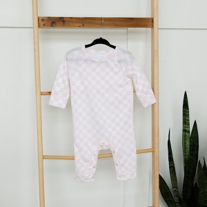 Grayson Threads - Infant Pink Check-It-Out Long Sleeve Jumpsuit - 1 of 3