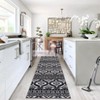 Area Rug Machine Washable Rug Vintage Ultra-Thin Low Pile Rugs Non Slip Non Shedding Rug Foldable Indoor Carpet for Bedroom Living Room - 2 of 4