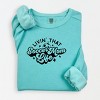 Simply Sage Market Soccer Mom Life Lightweight Garment Dyed Sweatshirt - XL - Chalky Mint - 2 of 4