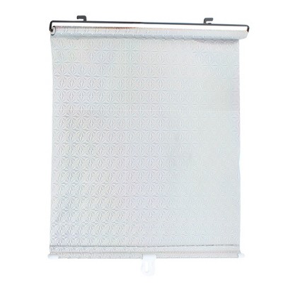 Unique Bargains Car Auto Front Window Retractable Sun Shade Guard Protector 51.1" x 19.7" Silver Tone 1 Pc