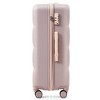 Whisen 3-Piece ABS Hardside Luggage Set with 360° Spinner Wheels, Textured Finish, Side Hooks, Built-in Cup Holder - 3 of 4