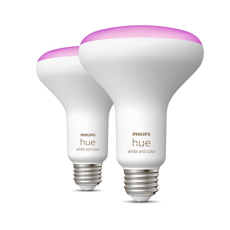 Philips Hue 2pk BR30 Color LED Smart Bluetooth Lights and Bridge Compatible, 3 of 8