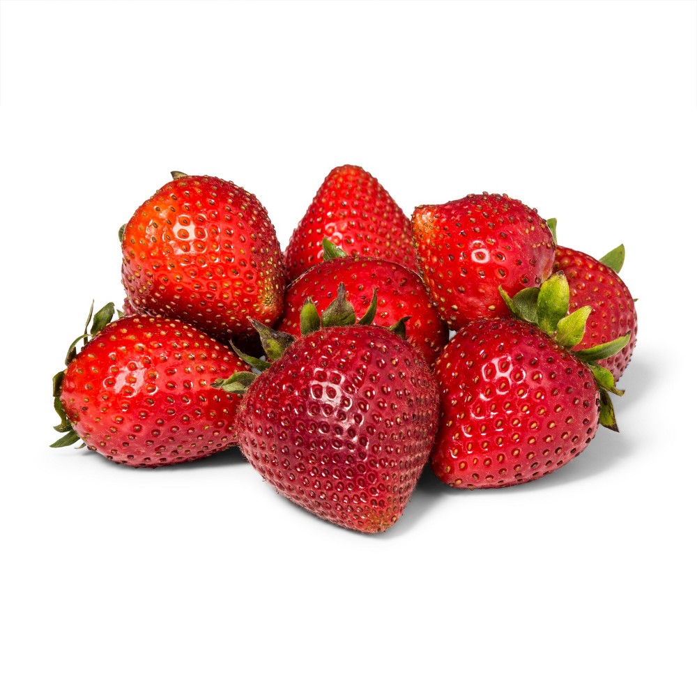 Organic Strawberries - 1lb, Flash Red