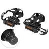 Unique Bargains Pair Road Mountain Bike Pedals with Toe Clips Foot Straps 5.71"x4.53"x3.54" 2 Pcs - 4 of 4