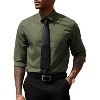 COOFANDY Men's Dress Shirts Long Sleeve Button Down Formal Shirt Regular Fit Solid Business Casual Shirts - 2 of 4